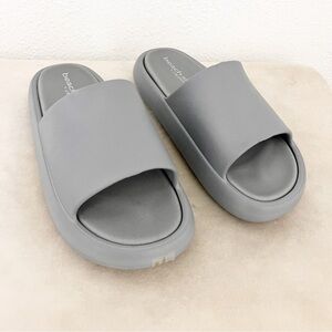 NWT J/Slides Squish Gray EVA Sandals, Size 10